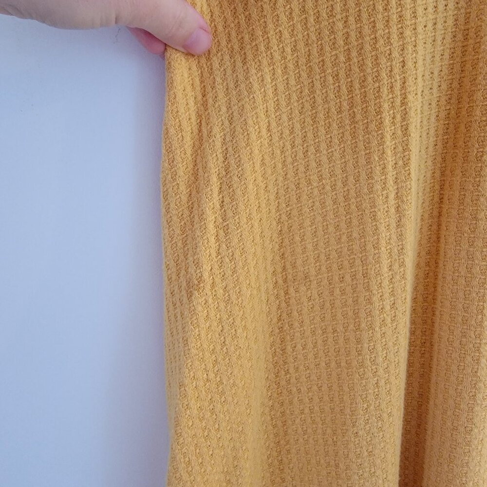 Honestee Yellow Knit Dress Medium - Picture 3 of 6